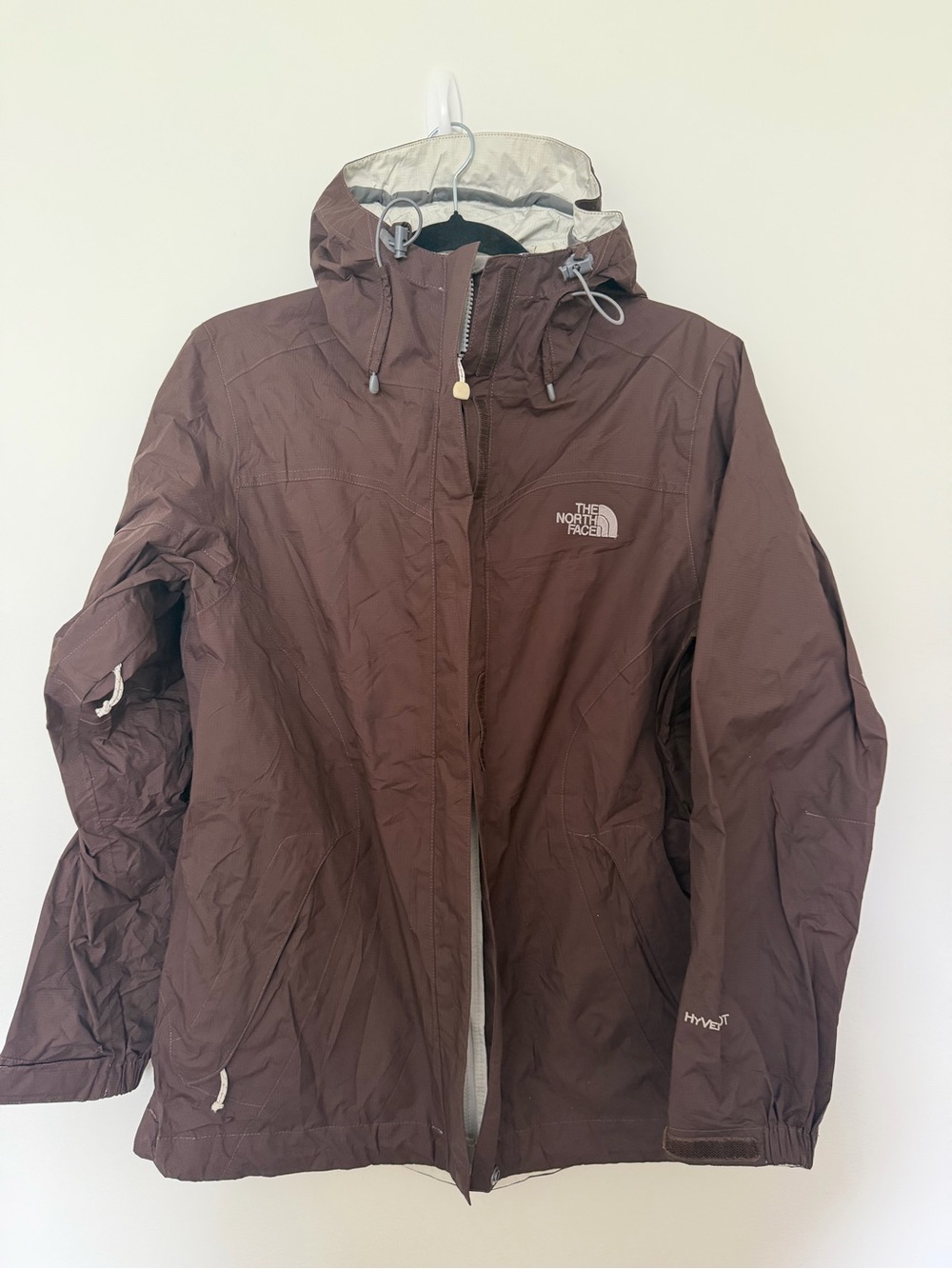 The North Face Women's Brown Hooded Ski Jacket